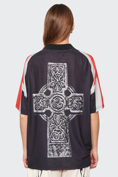 women#@Футболка MIND SOCCER JERSEY чорна, купити онлайн в магазині.