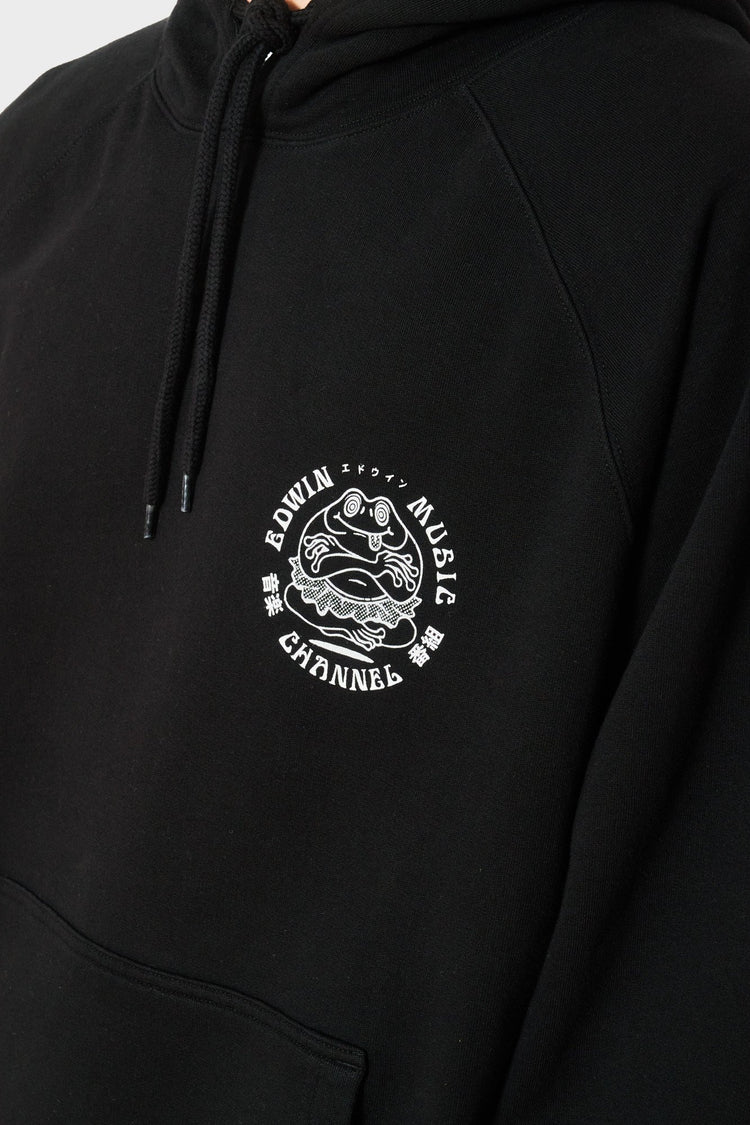 Худі EDWIN MUSIC CHANNEL чорний, купити онлайн в магазині.