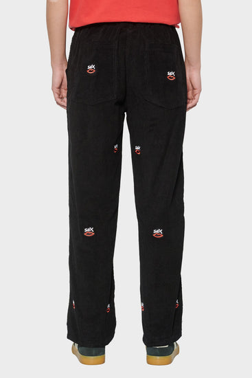 women#@Штани SEX LOGO AOP EMBROIDERED чорні