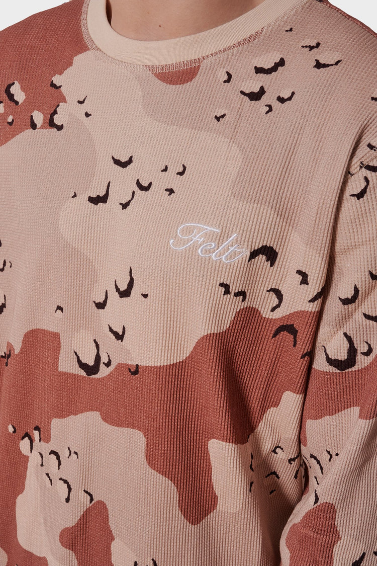 Світшот WAFFLE KNIT бежевий, купити онлайн в магазині.