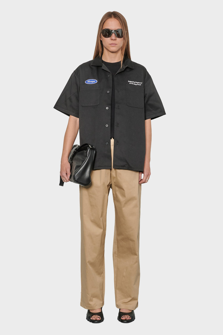 women#@Сорочка EMBROIDERED WORK чорна