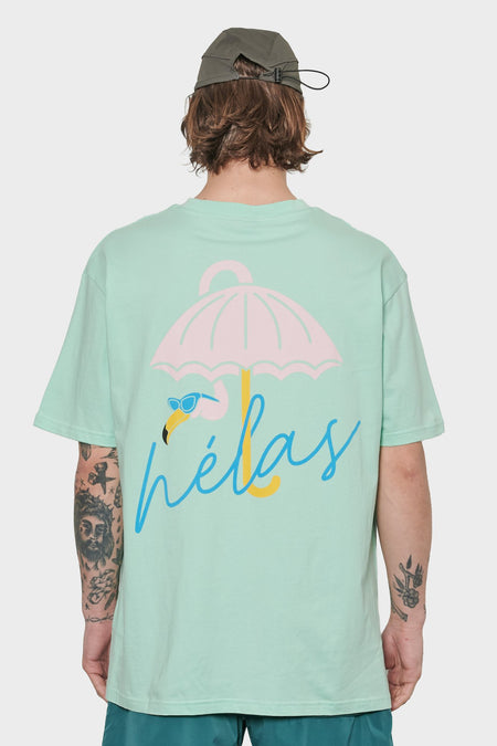 men#@Футболка FLAMINGO зелена