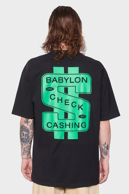 men#@Футболка CHECK CASHING чорна, купити онлайн в магазині.