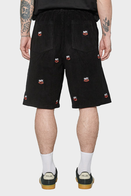 men#@Шорти SEX LOGO EMBROIDERED чорні