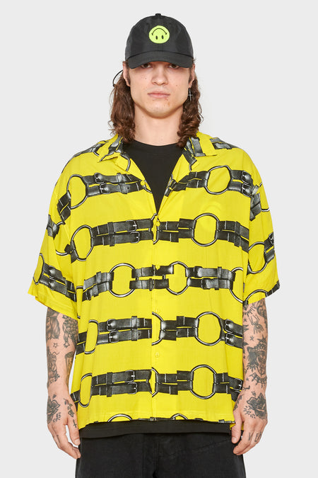 men#@Сорочка STRAPS жовта, купити онлайн в магазині.