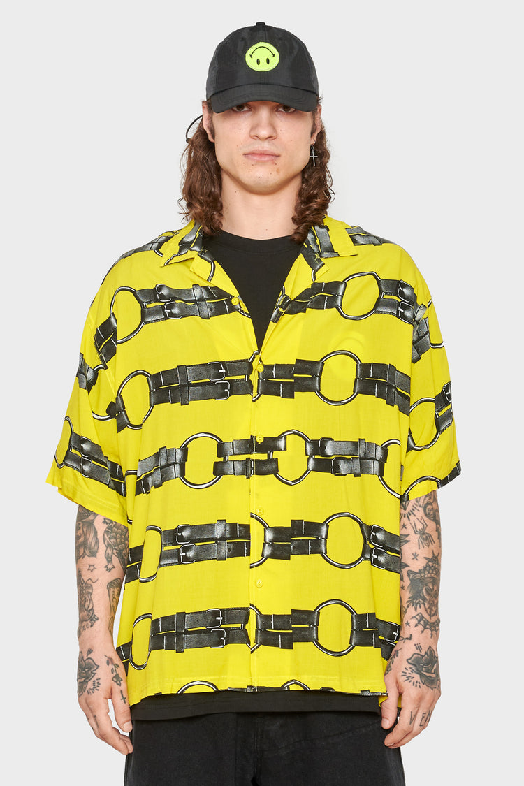 men#@Сорочка STRAPS жовта, купити онлайн в магазині.