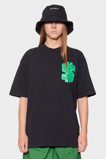 women#@Футболка CHECK CASHING чорна, купити онлайн в магазині.