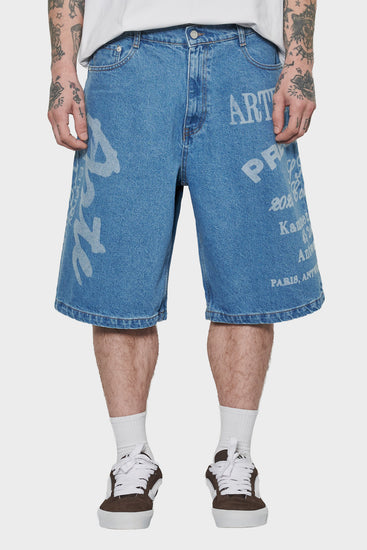 men#@Шорти ARTE PRINT сині