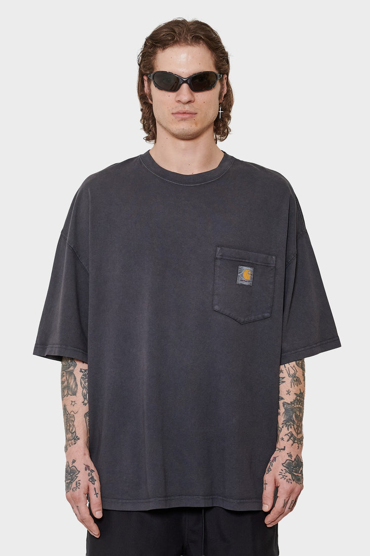 men#@Футболка HUDSON POCKET чорна