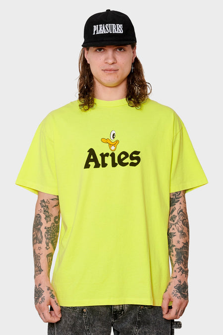 men#@Футболка AGED AYE DUCK FLUORO жовта, купити онлайн в магазині.