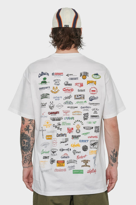 men#@Футболка CARHARTT LOGO біла