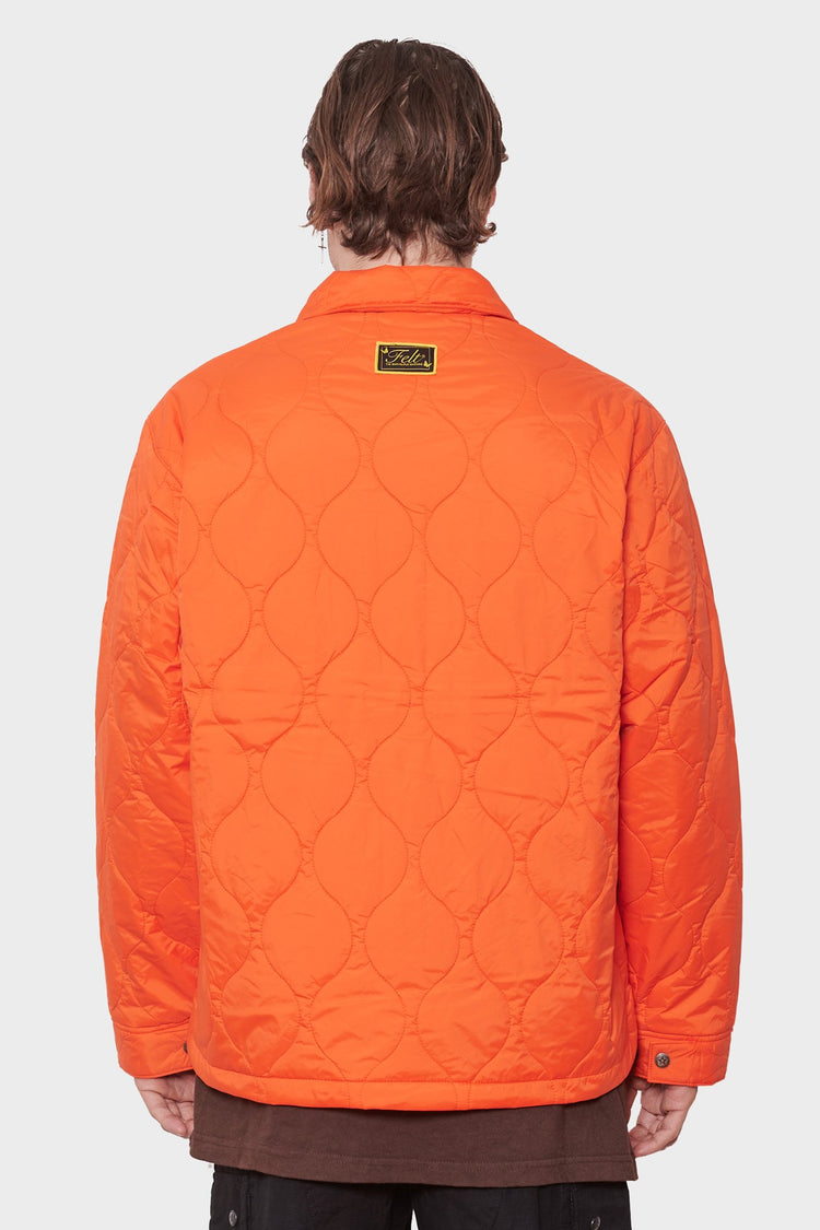 men#@Куртка NY QUILTED помаранчева, купити онлайн в магазині.