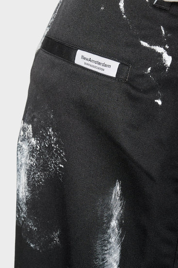 Штани REWORKED TROUSER PAINTED чорні від NEW AMSTERDAM купити онлайн у магазині NEWBORN K