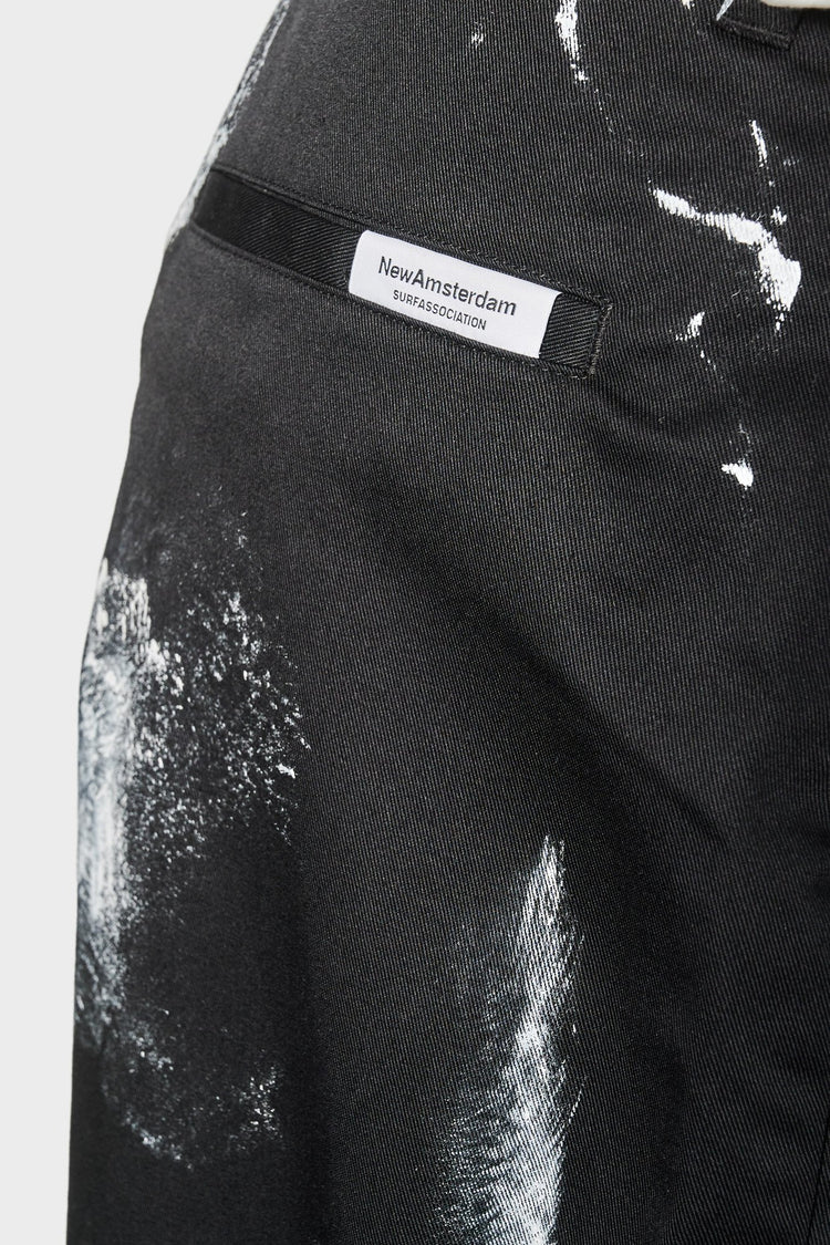 Штани REWORKED TROUSER PAINTED чорні від NEW AMSTERDAM купити онлайн у магазині NEWBORN K