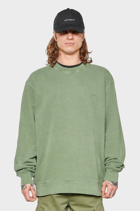 men#@Світшот DUSTER SCRIPT зелений, купити онлайн в магазині.