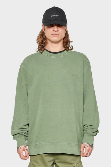 men#@Світшот DUSTER SCRIPT зелений, купити онлайн в магазині.