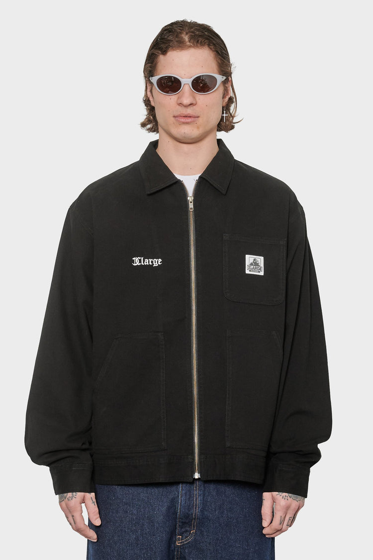 men#@Куртка EMBROIDERED WORK чорна