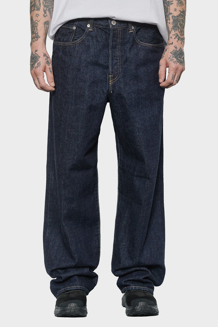 men#@Джинси WIDE PANT темно-сині