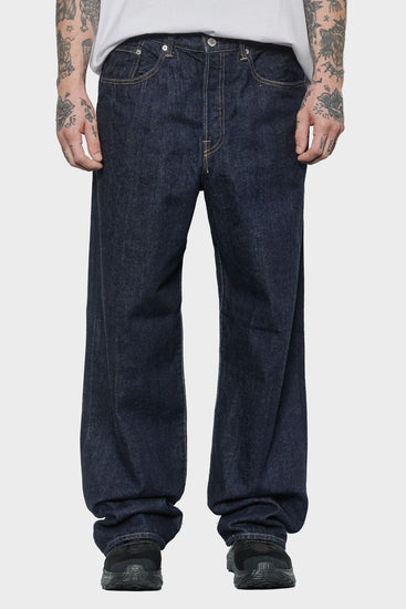 men#@Джинси WIDE PANT темно-сині