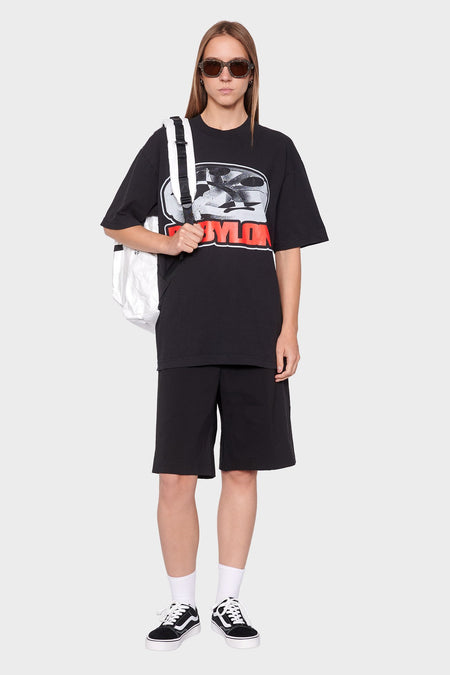 women#@Футболка LONGFACE чорна, купити онлайн в магазині.