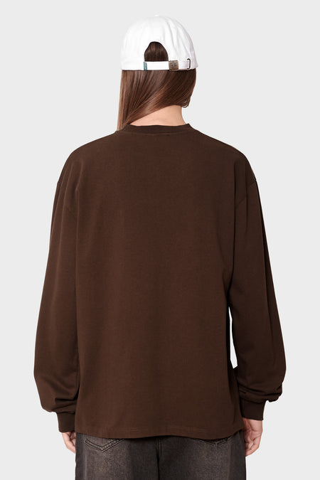 women#@Лонгслів TEMPLE  коричневий, купити онлайн в магазині.