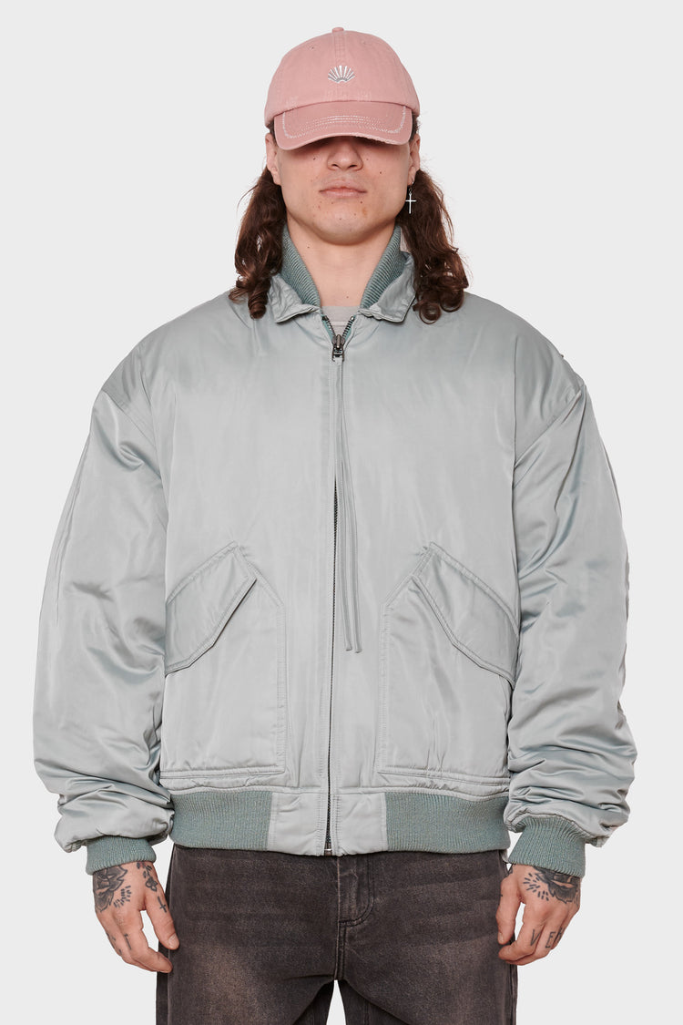 men#@Бомбер BOMBER JACKET м'ятний, купити онлайн в магазині.
