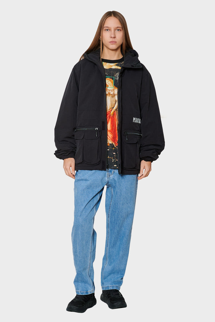 women#@Куртка RUN HOODED JACKET чорна, купити онлайн в магазині.