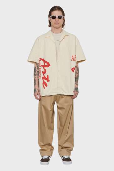 men#@Сорочка ARTE RED PRINT бежева