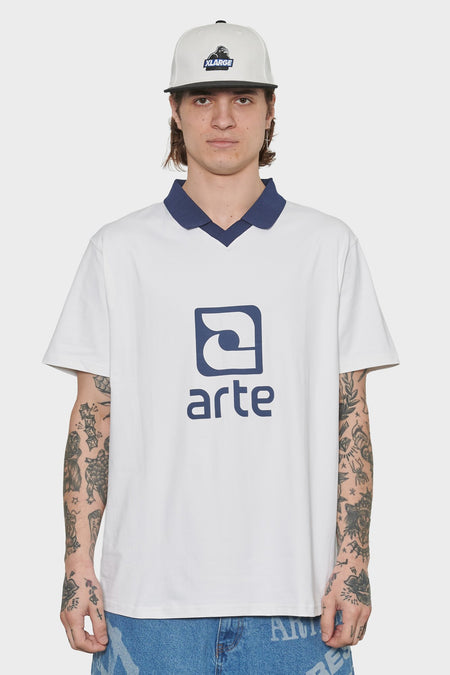 men#@Футболка LOGO COLLAR біла