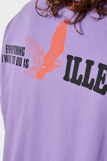 Футболка LEGAL REVERSIBLE графітова/фіолетова, купити онлайн в магазині.