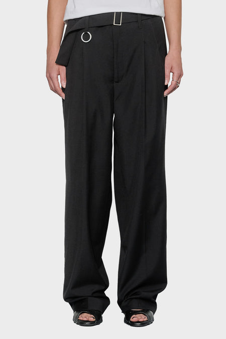 women#@Штани LOOSE SUIT чорні