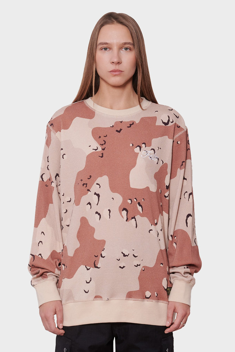 women#@Світшот WAFFLE KNIT бежевий, купити онлайн в магазині.