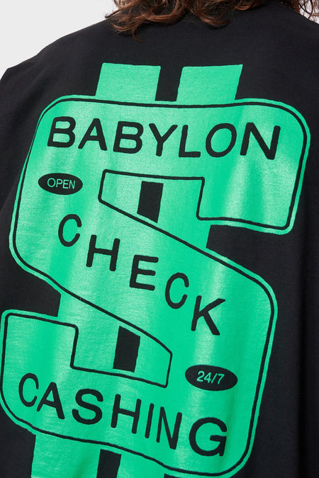 Футболка CHECK CASHING чорна, купити онлайн в магазині.