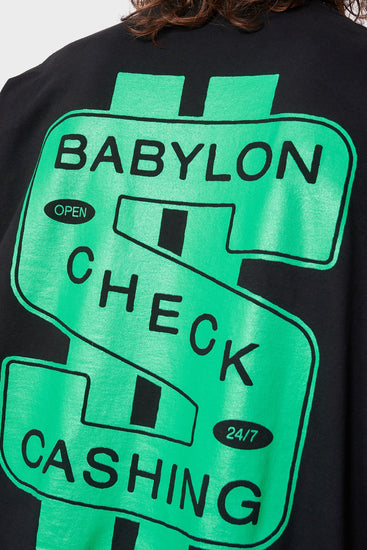 Футболка CHECK CASHING чорна, купити онлайн в магазині.