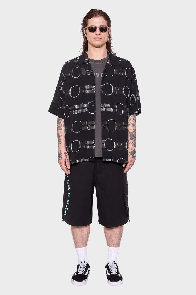 men#@Сорочка STRAPS чорна, купити онлайн в магазині.