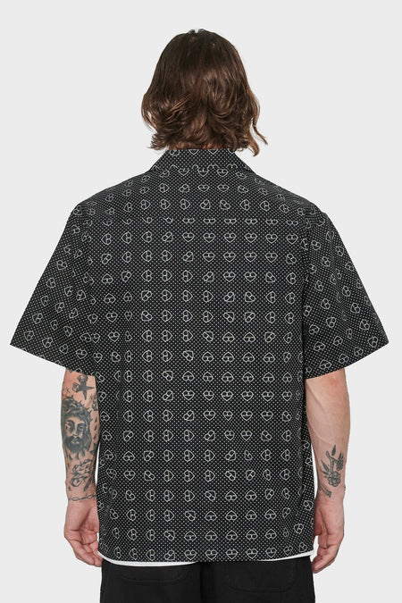 men#@Сорочка FUROSHIKI чорна