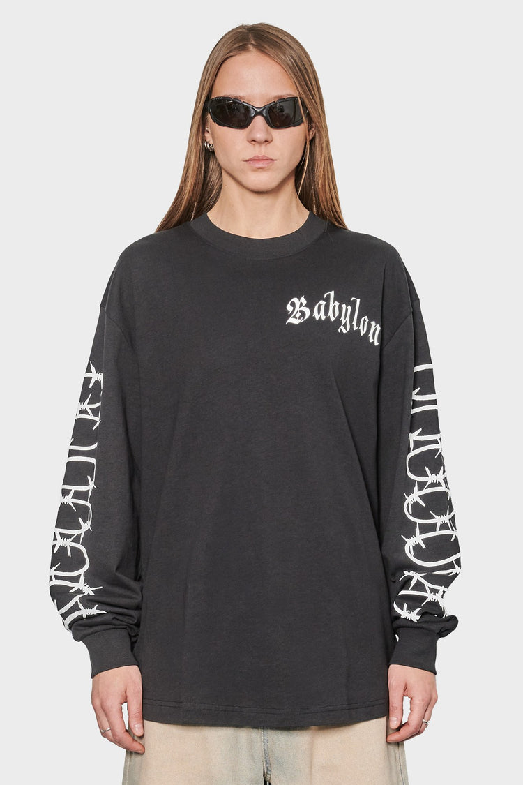 women#@Лонгслів BARBED чорний