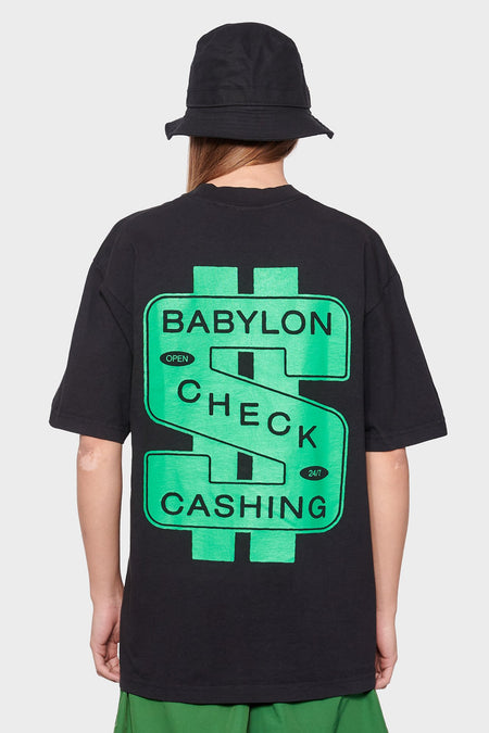 women#@Футболка CHECK CASHING чорна, купити онлайн в магазині.