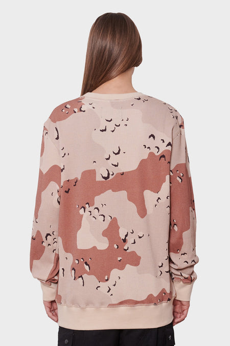 women#@Світшот WAFFLE KNIT бежевий, купити онлайн в магазині.