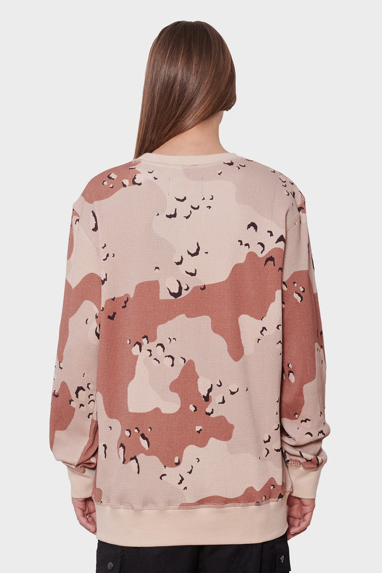 women#@Світшот WAFFLE KNIT бежевий, купити онлайн в магазині.