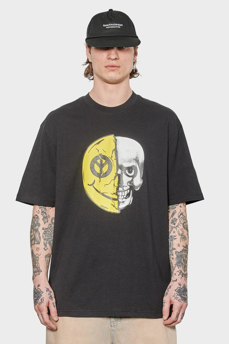 men#@Футболка HAPPY FACE чорна