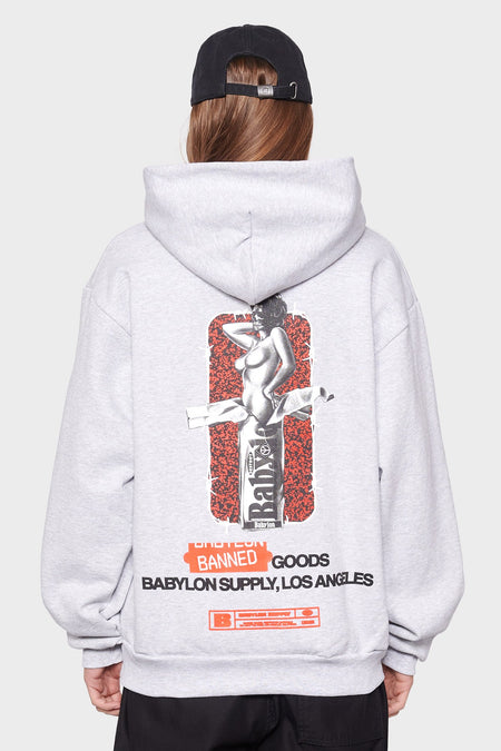women#@Худі BANNED GOODS сірий, купити онлайн в магазині.