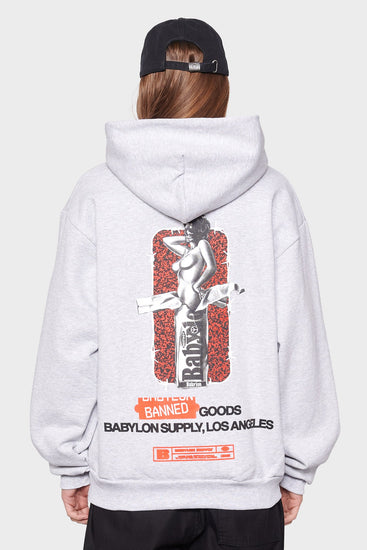 women#@Худі BANNED GOODS сірий, купити онлайн в магазині.