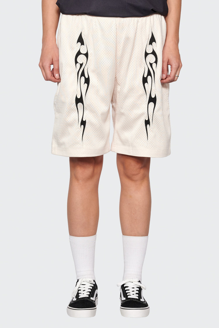 women#@Шорти FLAME MESH білі, купити онлайн в магазині.