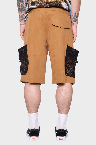 men#@Шорти NET POCKET коричневі, купити онлайн в магазині.