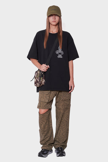 women#@Футболка M-044-SYS чорна, купити онлайн в магазині.