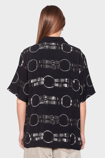 women#@Сорочка STRAPS чорна, купити онлайн в магазині.