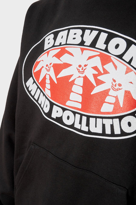 Худі MIND POLLUTION чорний, купити онлайн в магазині.