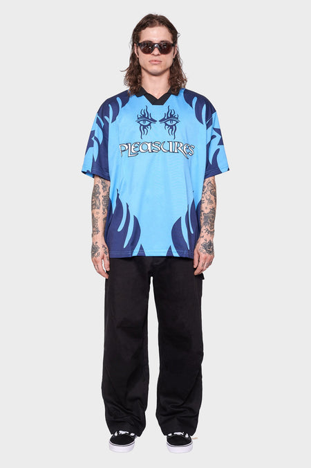 men#@Футбольне джерсі AFTERLIFE блакитне, купити онлайн в магазині.