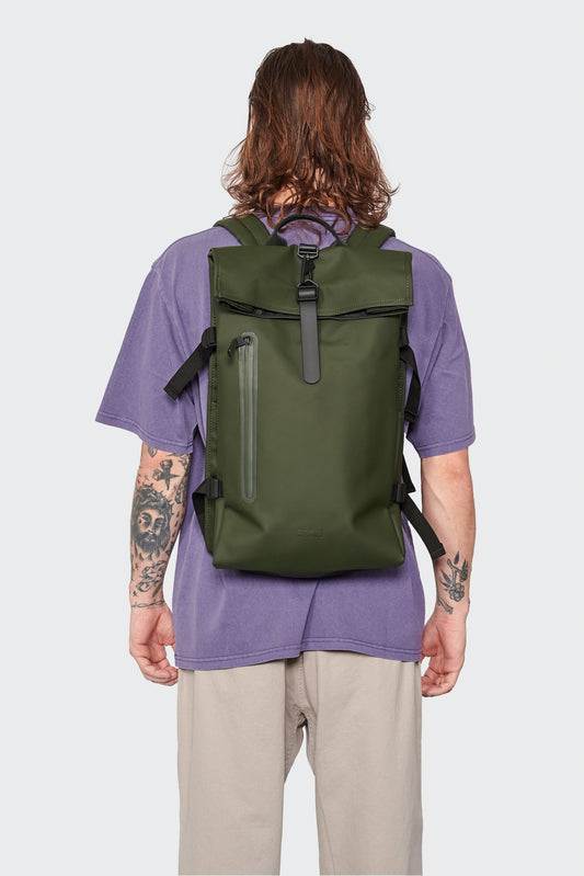 Рюкзак ROLLTOP RUCKSACK LARGE зелений, купити онлайн в магазині.